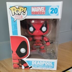 Funko Pop! Marvel Deadpool Action Figure - Red and Black
